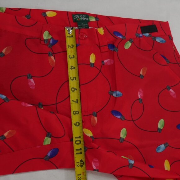 Life of the Party Red Blazer & Pants Christmas Suit Xmas Lights Men's X Large - Picture 11 of 14